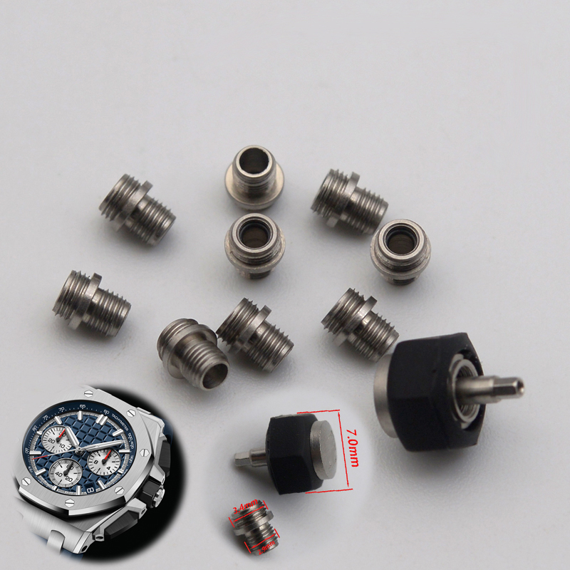 Watch Crown Screw Down Replacement - 7.0mm 스테인레스 스틸 스크류 다운 시계