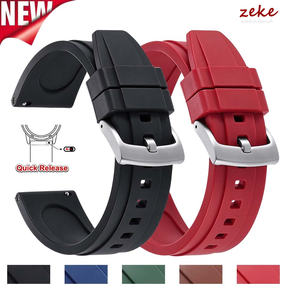 Fkm Rubber Dive Watch Strap 20Mm - 세이코 및 롤렉스 시계에 사용할 수