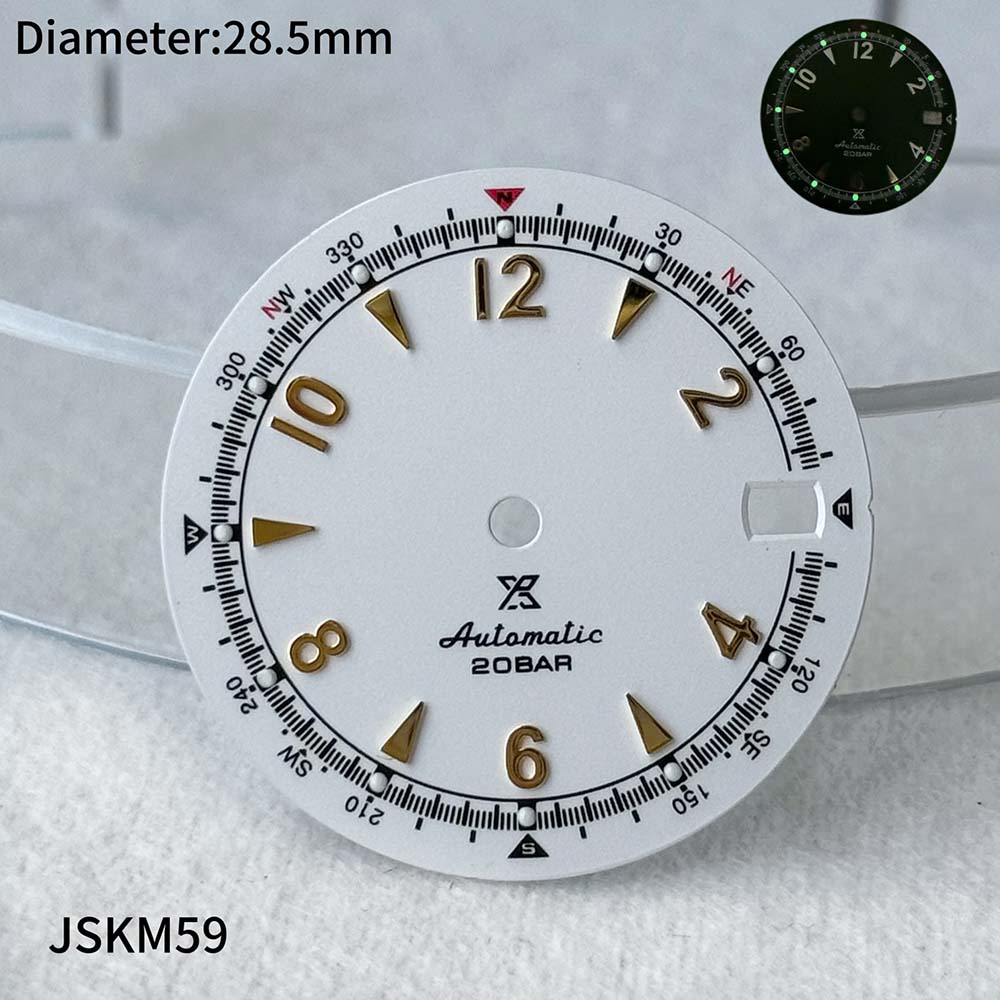 Watch Dial Custom Sterile 28.5Mm - 28.5mm S 로고 알파인리스트 NH35 멸균