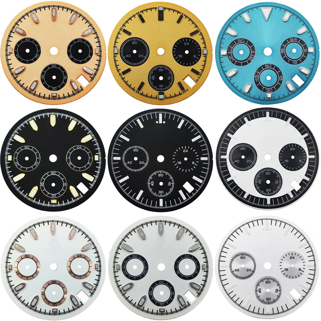 Watch Dial Custom Sterile 28.5Mm - 29.5mm/30mm/31.5mm 무균 블랙 화이트 로즈 골드