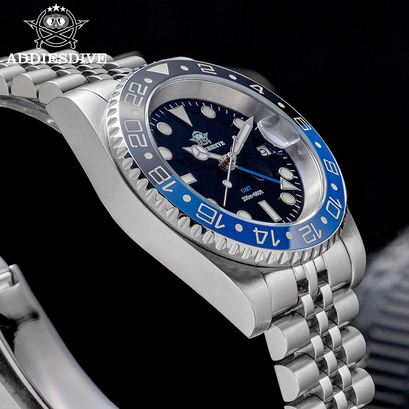 Watch Crown Screw Down Replacement - ADDIESDIVE 40mm GMT 시계 남성용 최고