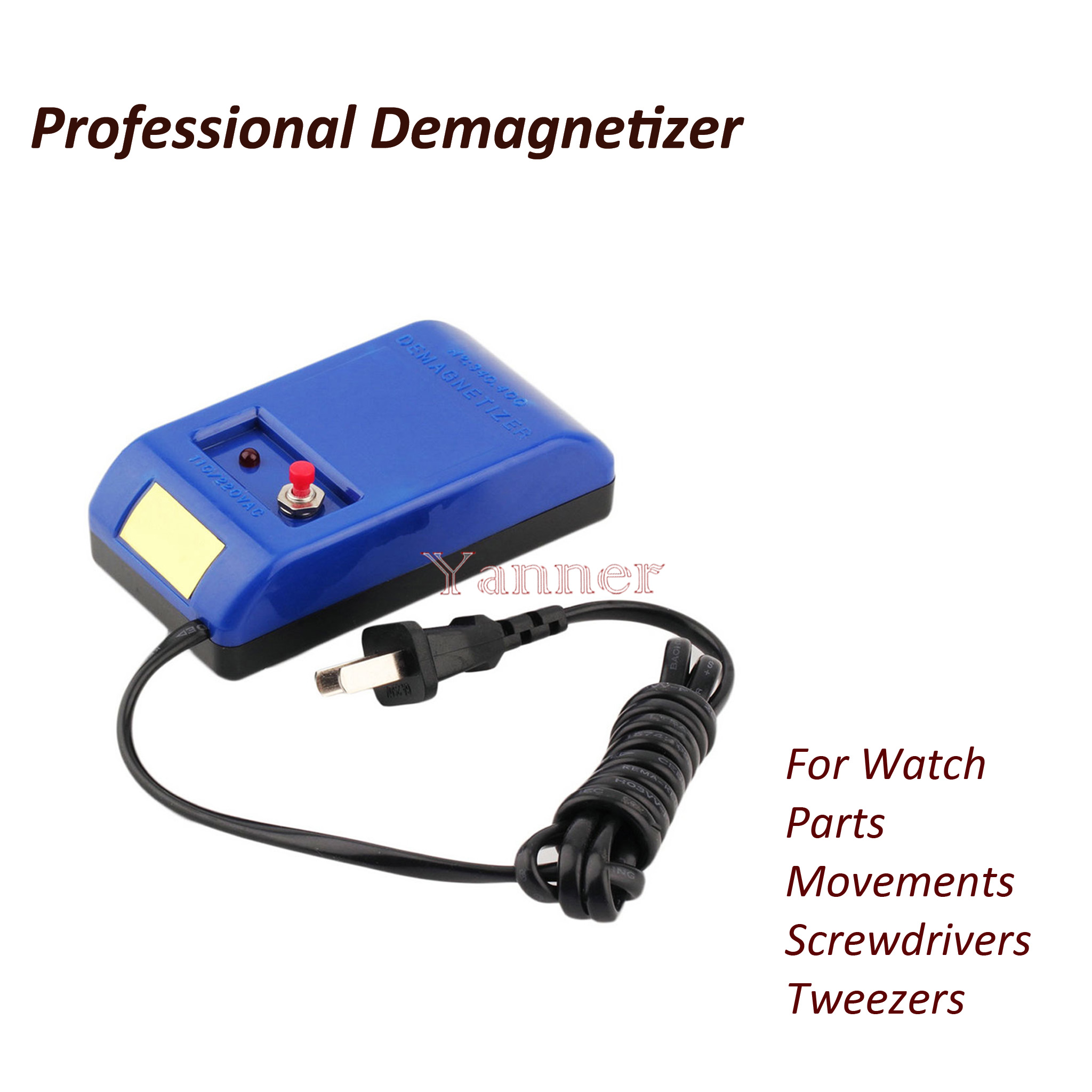 전기식 자기 제거기(유럽 및 미국용 플러그)와 드라이버 - Watch Demagnetizer Electrical Repair 리뷰 및 가격