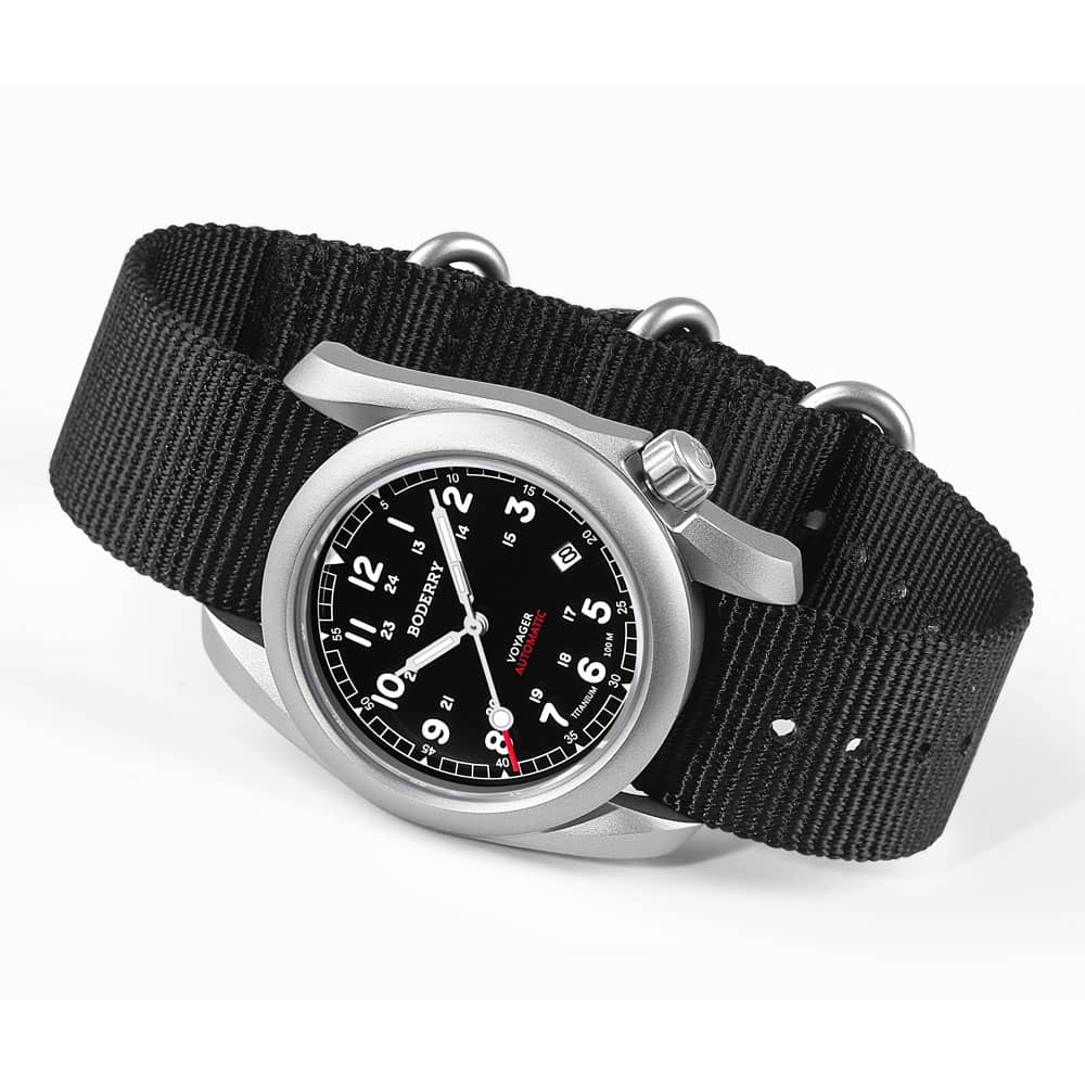 BODERRY 남성용 필드 시계 티타늄 오토매틱 TMI - Field Watch Titanium 100M Sapphire 리뷰 및 가격