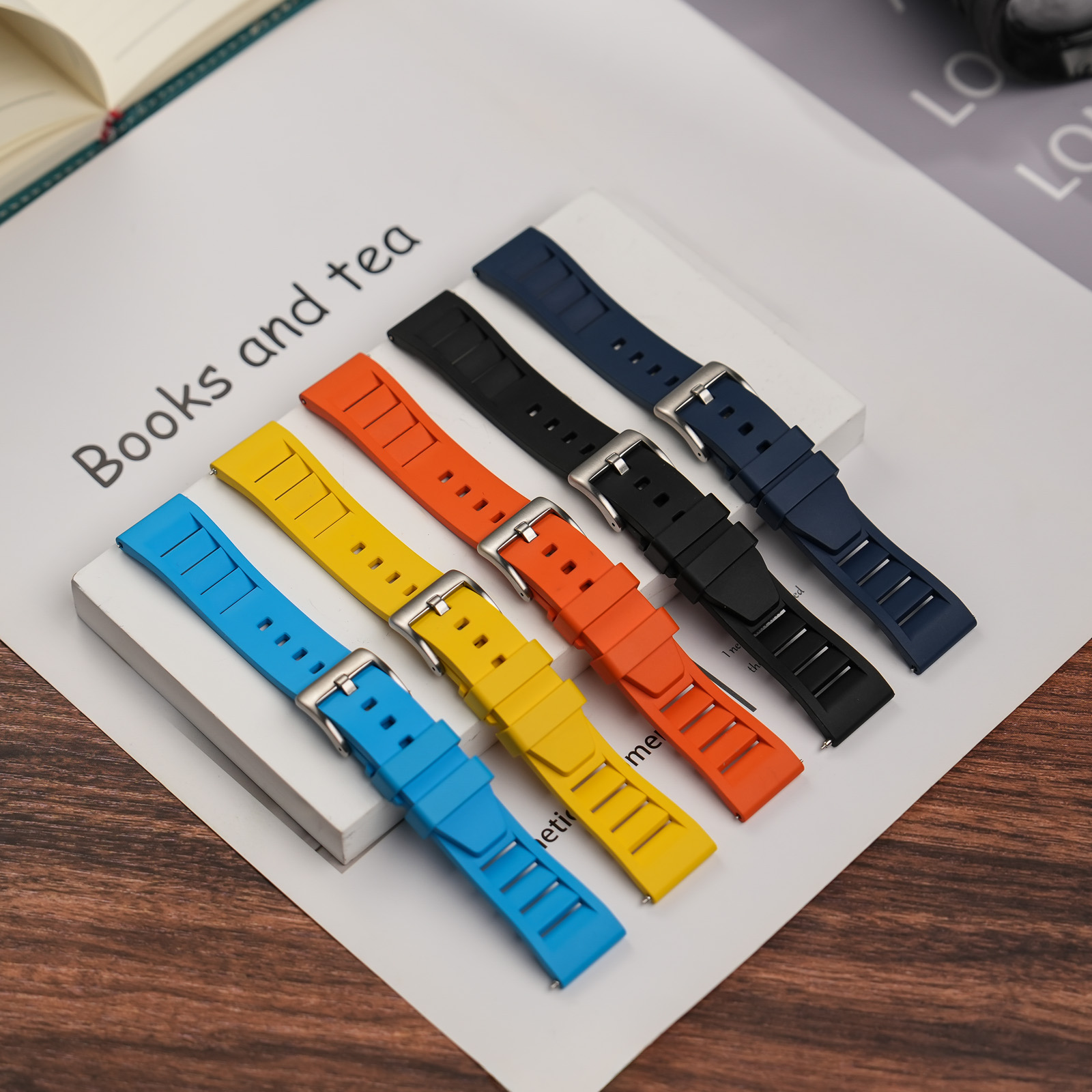 새로운 디자인 FKM 고무 스트랩 20mm 22mm 시 - Fkm Rubber Dive Watch Strap 20Mm 리뷰 및 가격