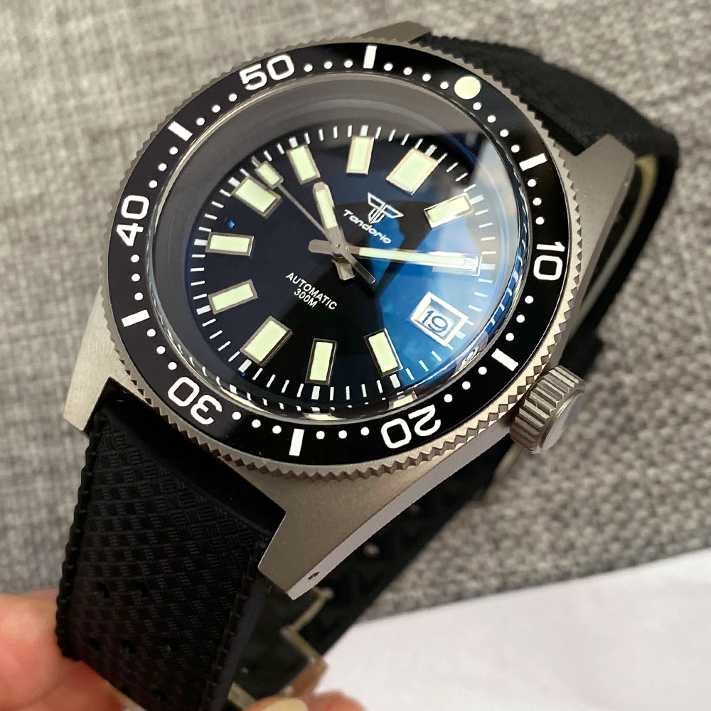 Tandorio 티타늄 다이빙 야광 남성용 시계, 블랙 - Titanium Automatic Watch 300M Sapphire 리뷰 및 가격
