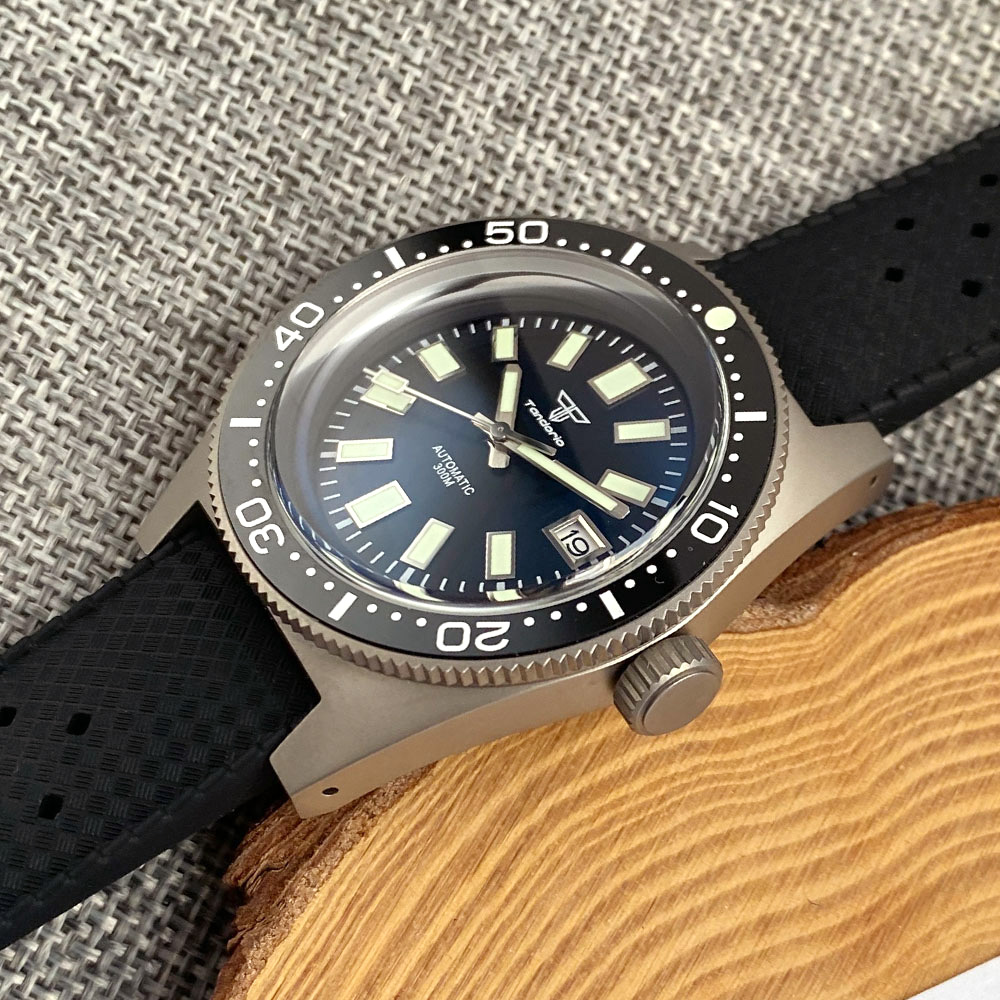 Tandorio 티타늄 다이빙 야광 남성용 시계, 블랙 - Titanium Automatic Watch 300M Sapphire 리뷰 및 가격