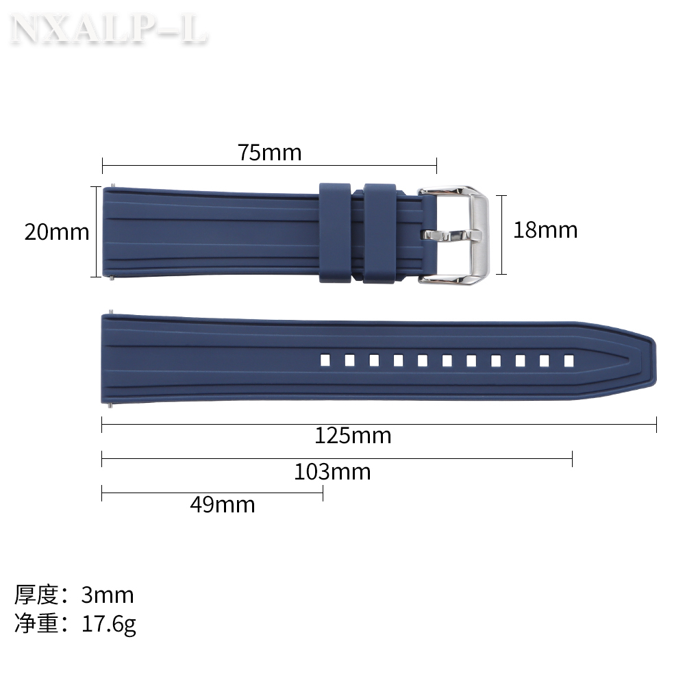 프리미엄 FKM 플루오로 고무 시계 밴드 20mm 22 - Fkm Rubber Dive Watch Strap 20Mm 리뷰 및 가격