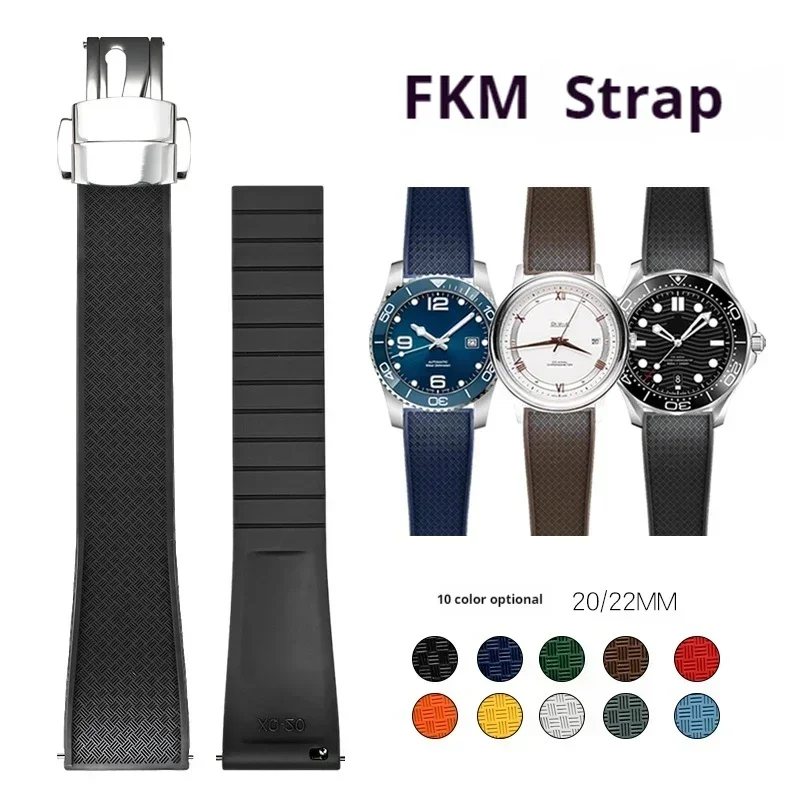 오메가 세이코 시민 용 20mm 22mm FKM 스트랩 - Fkm Rubber Dive Watch Strap 20Mm 리뷰 및 가격