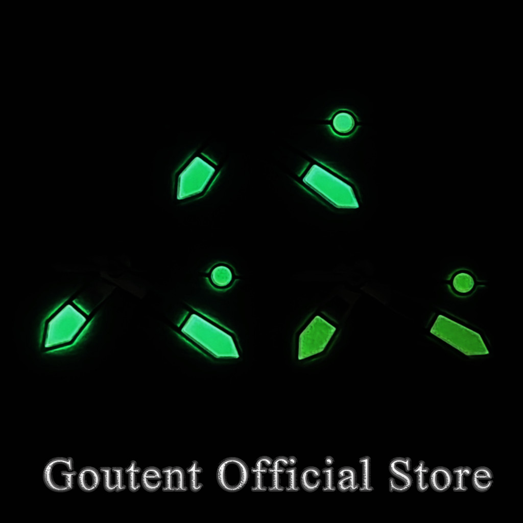 Goutent 홀로우 트라페조이드 시계 바늘 녹색 발광 - Watch Movement Automatic Nh35A Nh36A 리뷰 및 가격