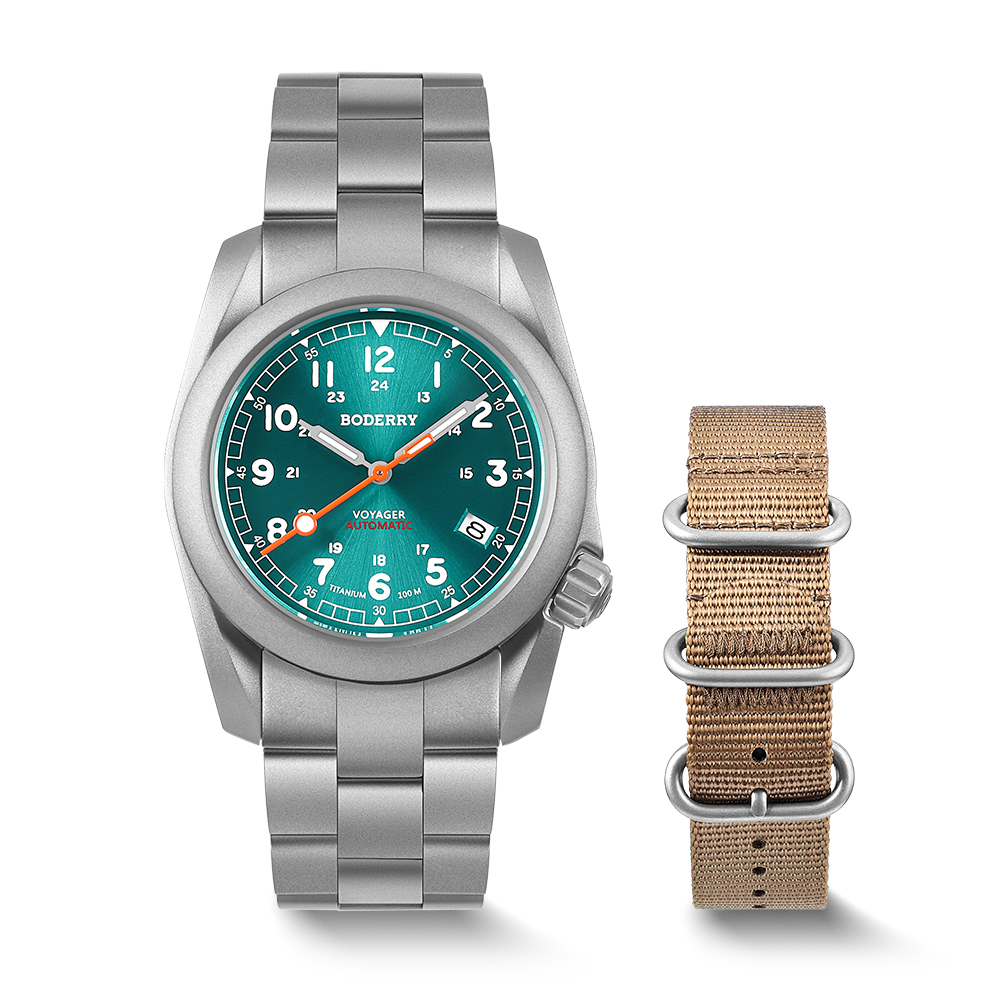 보데리 필드 워치 보이저 남성용 시계, 100m 방수, - Field Watch Titanium 100M Sapphire 리뷰 및 가격