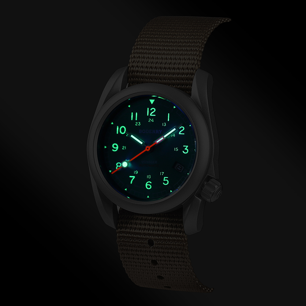보데리 필드 워치 보이저 남성용 시계, 100m 방수, - Field Watch Titanium 100M Sapphire 리뷰 및 가격