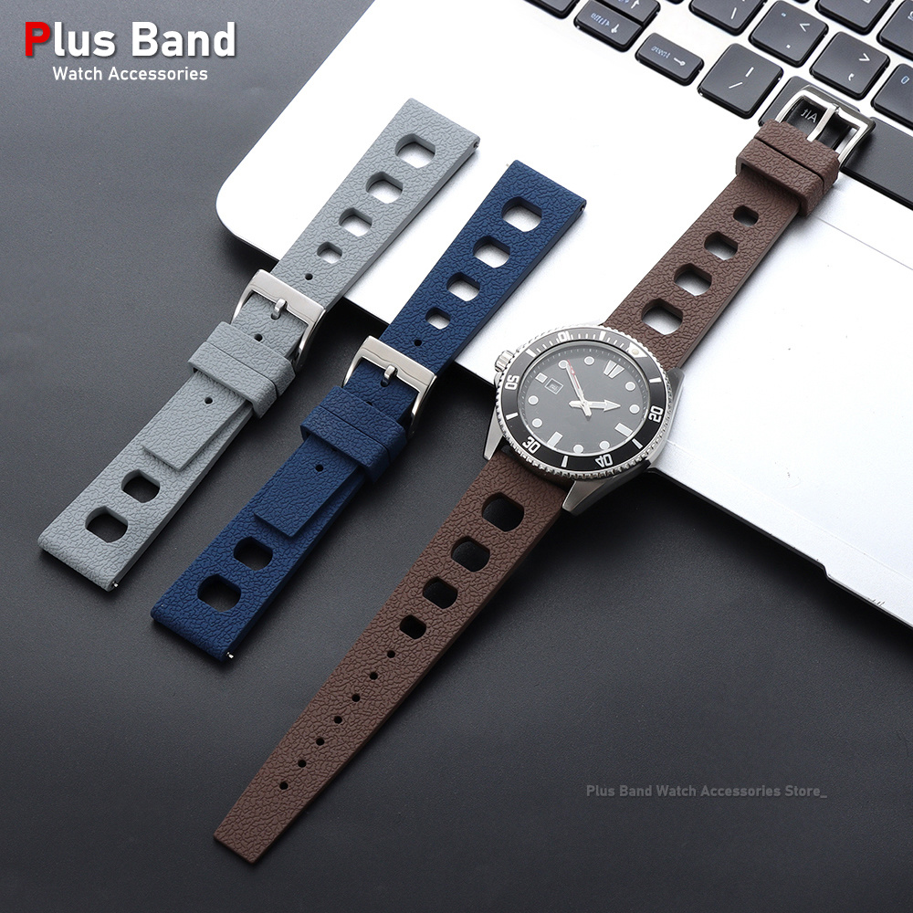 새로운 디자인의 불소 고무(FKM) 시계줄, 20mm, - Fkm Rubber Dive Watch Strap 20Mm 리뷰 및 가격