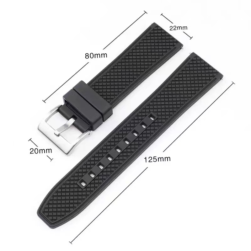 오메가 세이코 18mm, 20mm, 22mm, 24mm - Fkm Rubber Dive Watch Strap 20Mm 리뷰 및 가격