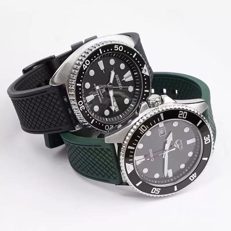 오메가 세이코 18mm, 20mm, 22mm, 24mm - Fkm Rubber Dive Watch Strap 20Mm 리뷰 및 가격