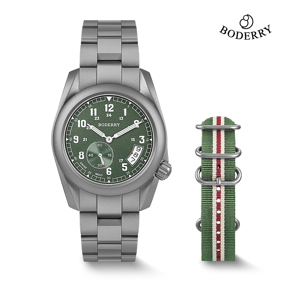 Boderry VOYAGER 38 필드 시계 쿼츠 무브 - Field Watch Titanium 100M Sapphire 리뷰 및 가격