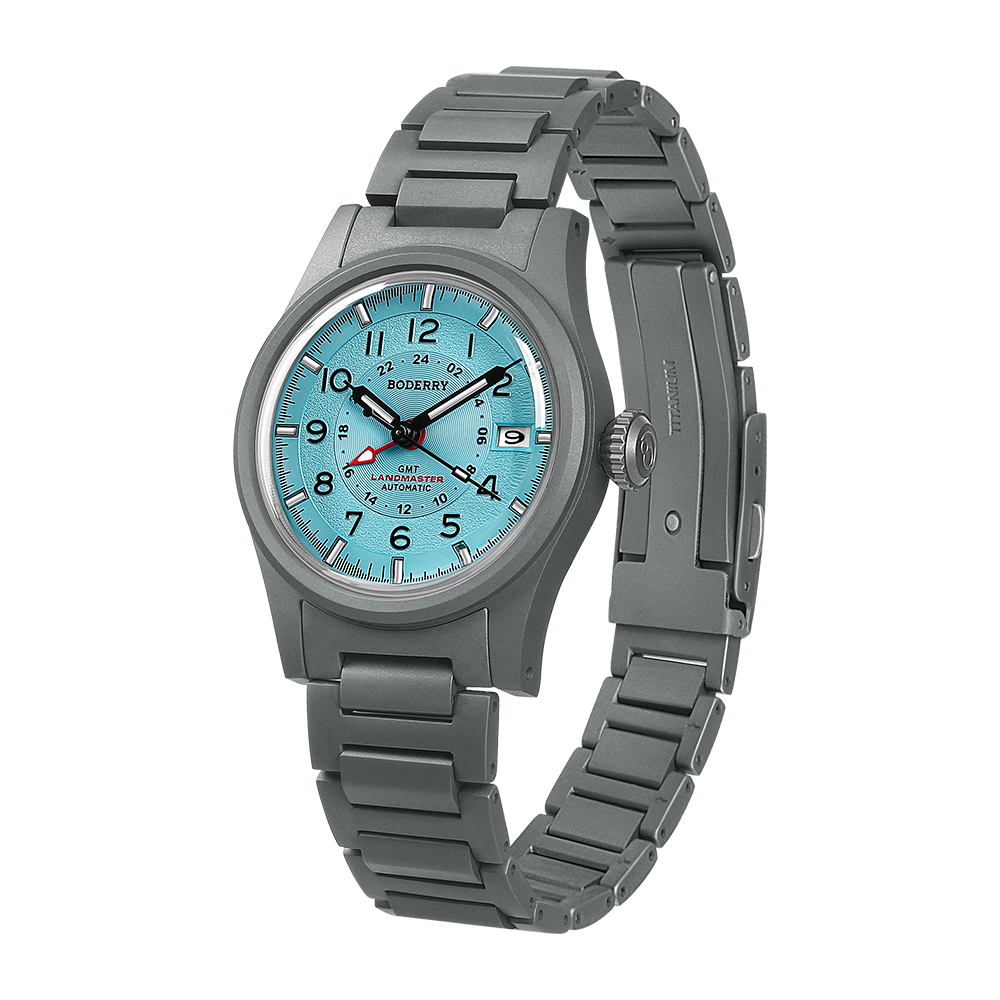 보더리 랜드마스터 GMT 티타늄 오토매틱 남성용 시계  - Field Watch Titanium 100M Sapphire 리뷰 및 가격
