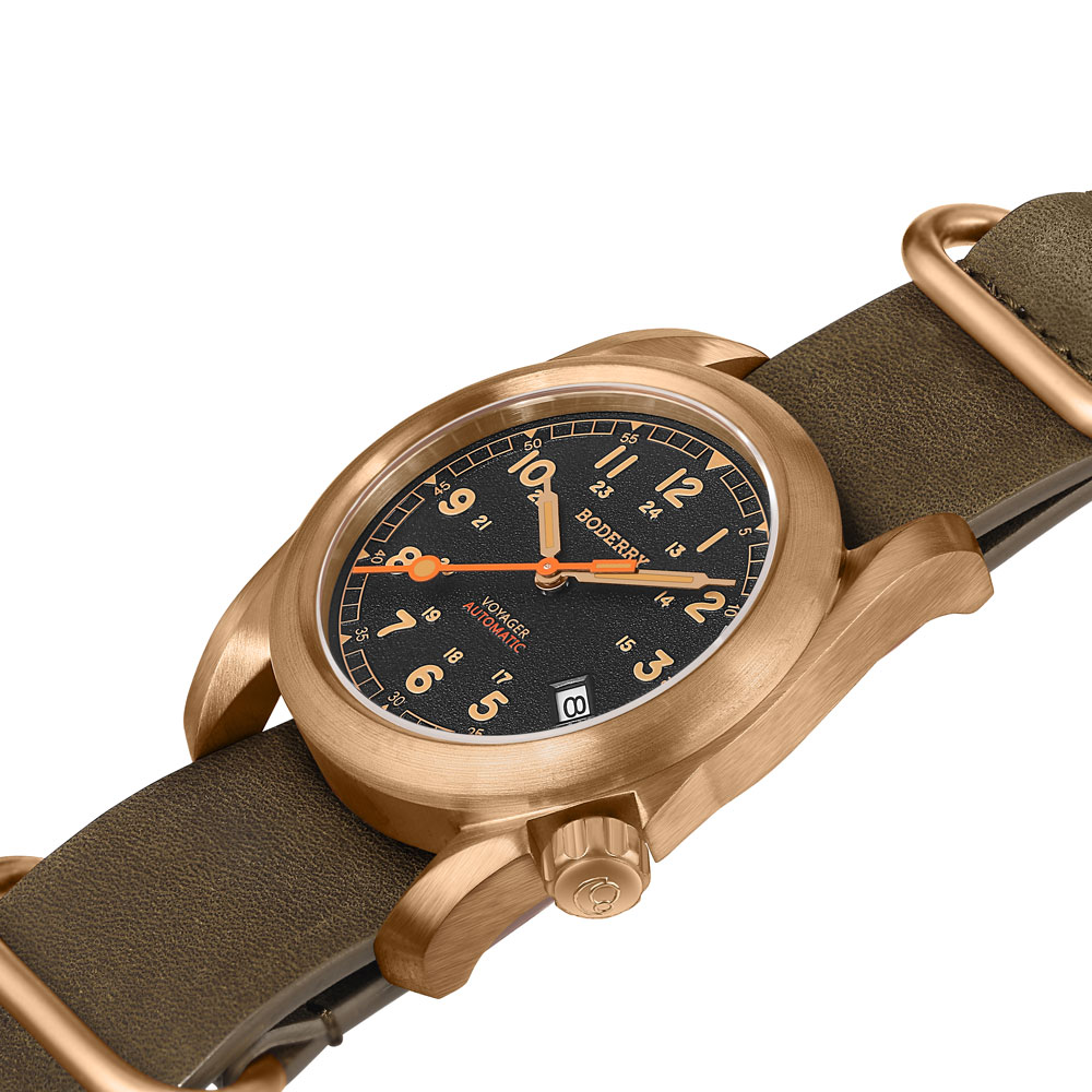 Boderry 필드 시계 브론즈 케이스 자동 기계식 보 - Field Watch Titanium 100M Sapphire 리뷰 및 가격