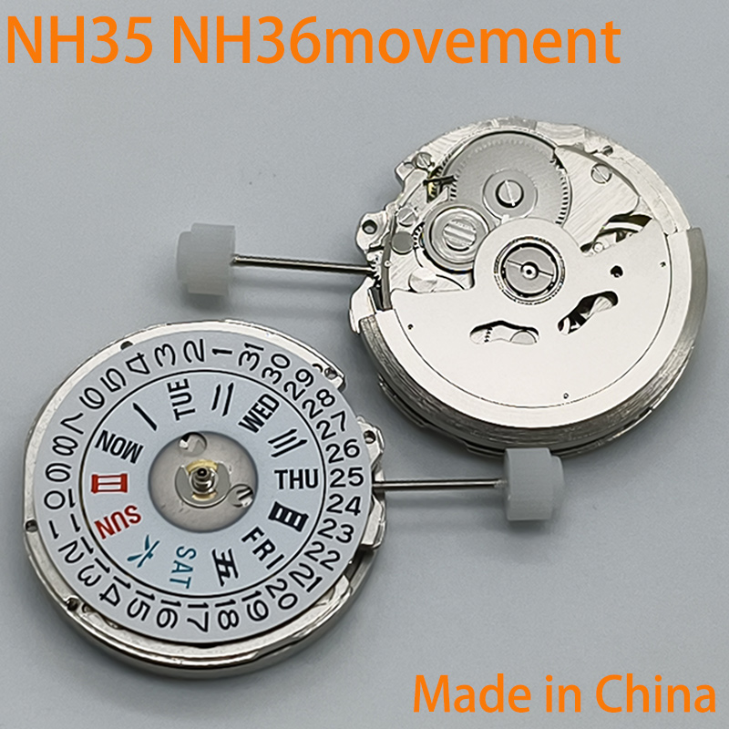 중국산 NH35 NH36 무브먼트, 3시 방향에 날짜  - Watch Movement Automatic Nh35A Nh36A 리뷰 및 가격