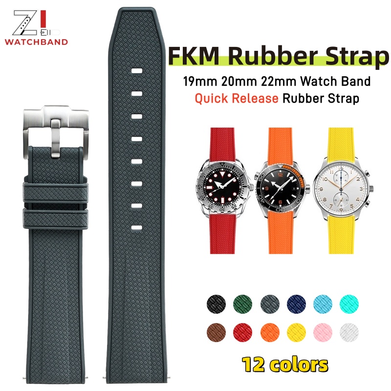 플루오로 러버 스트랩 19mm 20mm 21mm 22m - Fkm Rubber Dive Watch Strap 20Mm 리뷰 및 가격