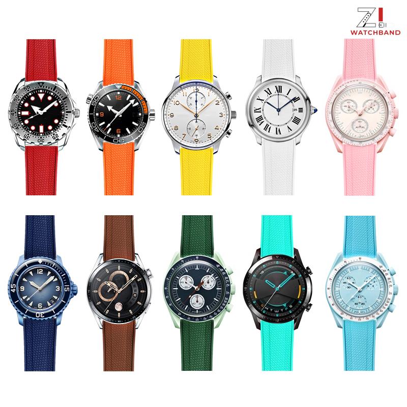 플루오로 러버 스트랩 19mm 20mm 21mm 22m - Fkm Rubber Dive Watch Strap 20Mm 리뷰 및 가격