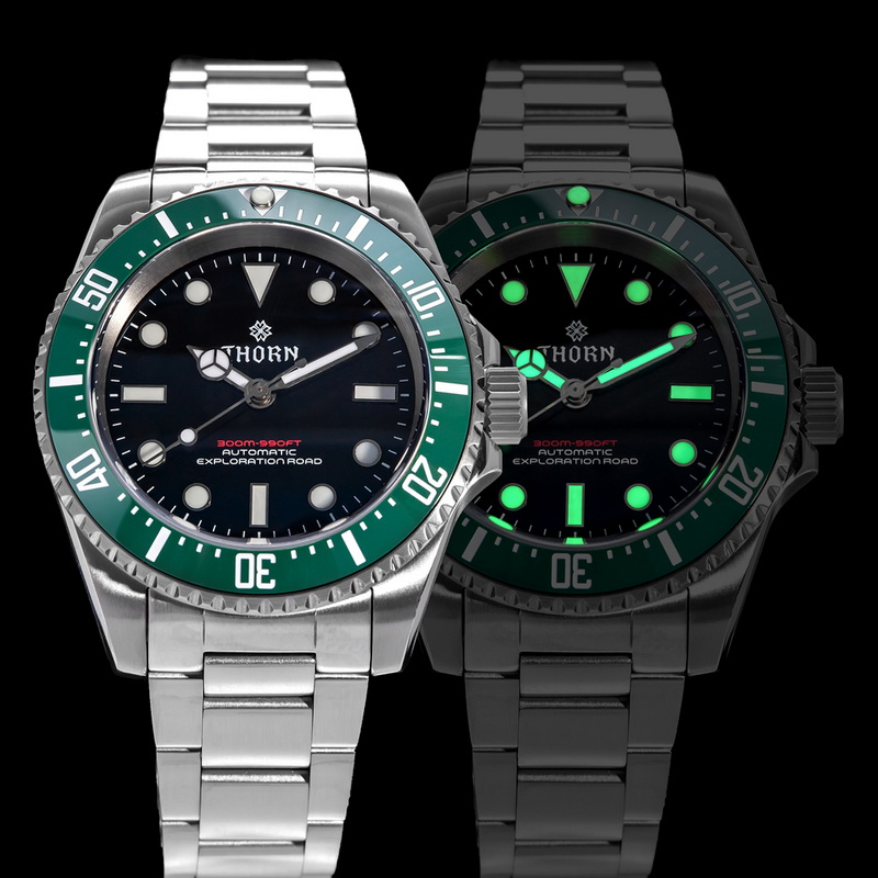 THORN 남성용 자동 시계 40.5mm 티타늄 기계식 - Titanium Automatic Watch 300M Sapphire 리뷰 및 가격