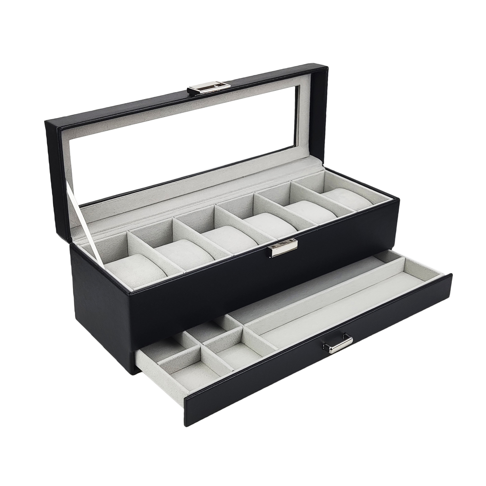 인기 상품: PU 가죽 소재의 시계 보관 및 전시용 정 - Watch Display Case Glass Top 12 Slots 리뷰 및 가격